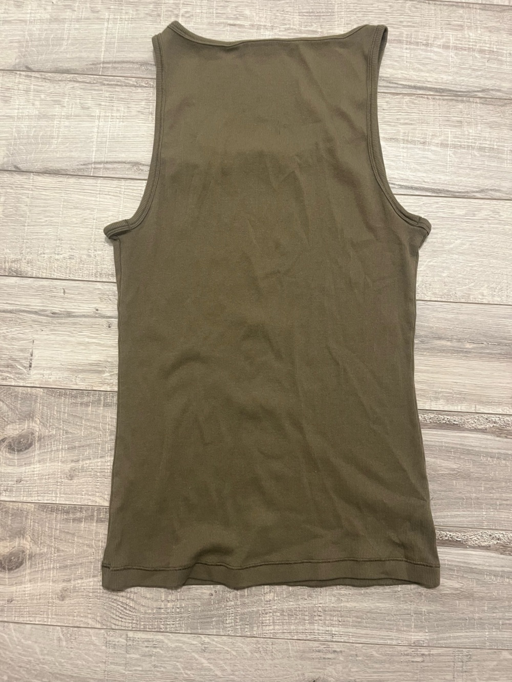 SKIMS Olive Ribbed Singlet - Picture 7 of 7